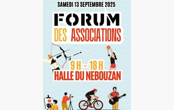 samedi 13 septembre Forum des associations 