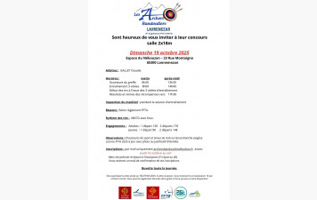 concours salle saison 2025/2026